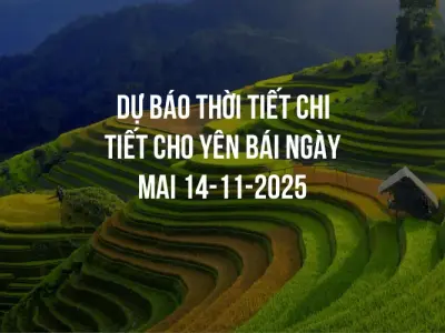 Dự báo thời tiết chi tiết cho Yên Bái ngày mai 14-11-2025