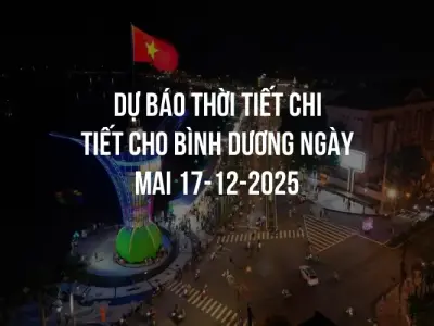 Dự báo thời tiết chi tiết cho Bình Dương ngày mai 17-12-2025
