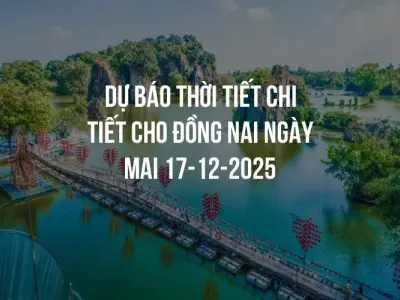 Dự báo thời tiết chi tiết cho Đồng Nai ngày mai 17-12-2025