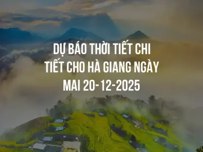 Dự báo thời tiết chi tiết cho Hà Giang ngày mai 20-12-2025
