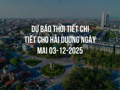 Dự báo thời tiết chi tiết cho Hải Dương ngày mai 03-12-2025