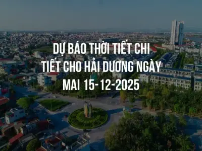Dự báo thời tiết chi tiết cho Hải Dương ngày mai 15-12-2025