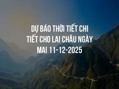 Dự báo thời tiết chi tiết cho Lai Châu ngày mai 11-12-2025