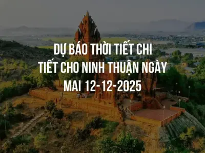 Dự báo thời tiết chi tiết cho Ninh Thuận ngày mai 12-12-2025