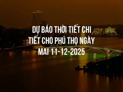 Dự báo thời tiết chi tiết cho Phú Thọ ngày mai 11-12-2025
