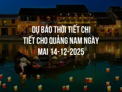 Dự báo thời tiết chi tiết cho Quảng Nam ngày mai 14-12-2025