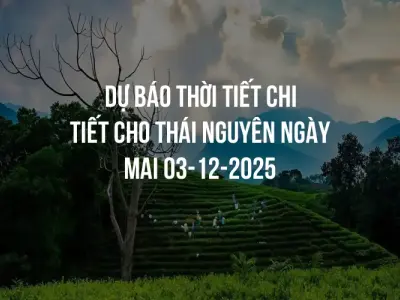 Dự báo thời tiết chi tiết cho Thái Nguyên ngày mai 03-12-2025