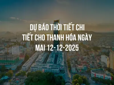 Dự báo thời tiết chi tiết cho Thanh Hóa ngày mai 12-12-2025