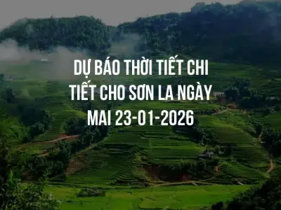 Dự báo thời tiết chi tiết cho Sơn La ngày mai 23-01-2026