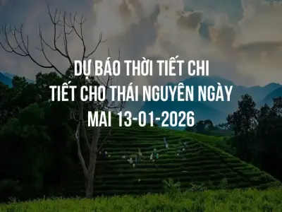 Dự báo thời tiết chi tiết cho Thái Nguyên ngày mai 13-01-2026