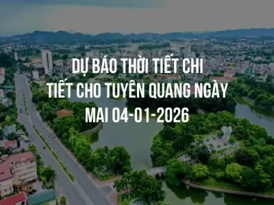 Dự báo thời tiết chi tiết cho Tuyên Quang ngày mai 04-01-2026