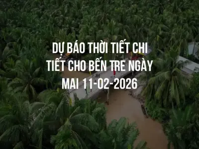 Dự báo thời tiết chi tiết cho Bến Tre ngày mai 11-02-2026