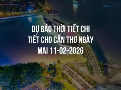 Dự báo thời tiết chi tiết cho Cần Thơ ngày mai 11-02-2026