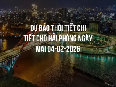 Dự báo thời tiết chi tiết cho Hải Phòng ngày mai 04-02-2026