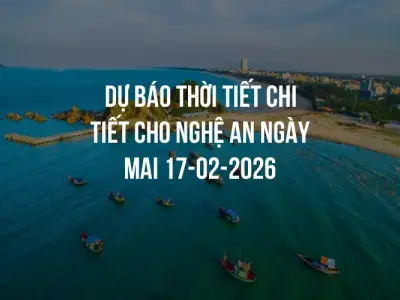 Dự báo thời tiết chi tiết cho Nghệ An ngày mai 17-02-2026