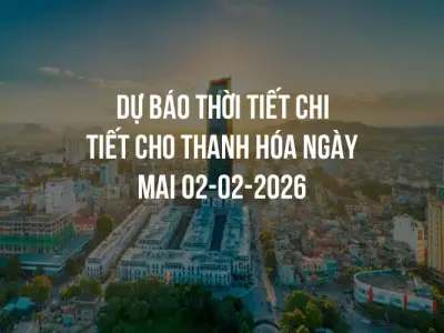 Dự báo thời tiết chi tiết cho Thanh Hóa ngày mai 02-02-2026