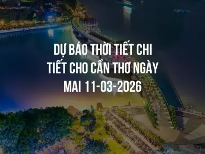 Dự báo thời tiết chi tiết cho Cần Thơ ngày mai 11-03-2026