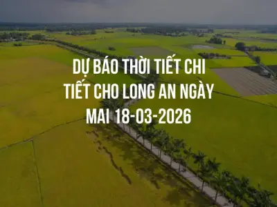 Dự báo thời tiết chi tiết cho Long An ngày mai 18-03-2026