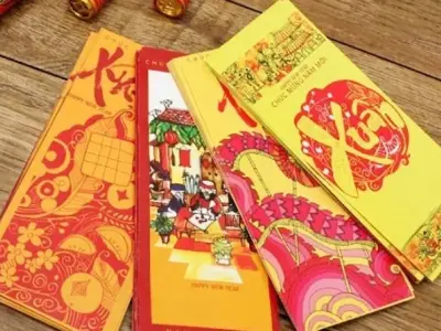 Bộ tranh tô màu bao lì xì tết rực rỡ mang may mắn cho bé năm 2026