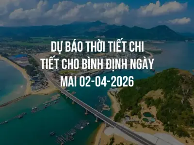 Dự báo thời tiết chi tiết cho Bình Định ngày mai 02-04-2026