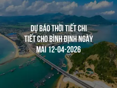 Dự báo thời tiết chi tiết cho Bình Định ngày mai 12-04-2026