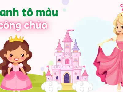 Tổng hợp 40 tranh tô màu công chúa thay quần áo đáng yêu cho bé gái