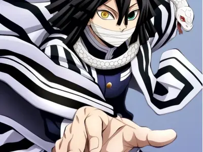 Tổng hợp những hình ảnh anime Obanai ngầu và lạnh lùng nhất
