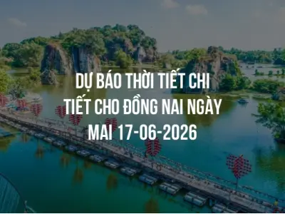 Dự báo thời tiết chi tiết cho Đồng Nai ngày mai 17-06-2026