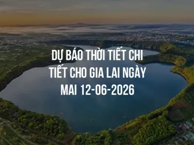 Dự báo thời tiết chi tiết cho Gia Lai ngày mai 12-06-2026