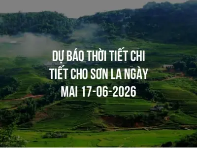 Dự báo thời tiết chi tiết cho Sơn La ngày mai 17-06-2026