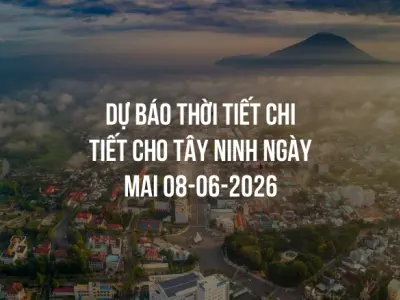 Dự báo thời tiết chi tiết cho Tây Ninh ngày mai 08-06-2026