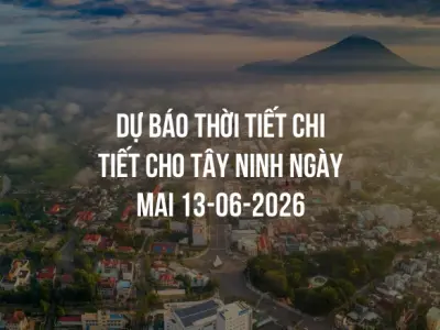 Dự báo thời tiết chi tiết cho Tây Ninh ngày mai 13-06-2026