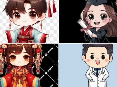 Chibi chibi các nghề thủ công truyền thống và nghệ thuật nặn tượng