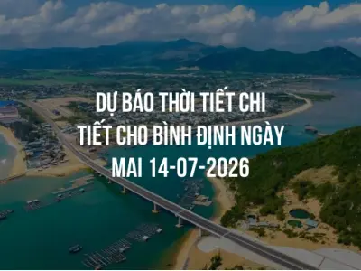 Dự báo thời tiết chi tiết cho Bình Định ngày mai 14-07-2026