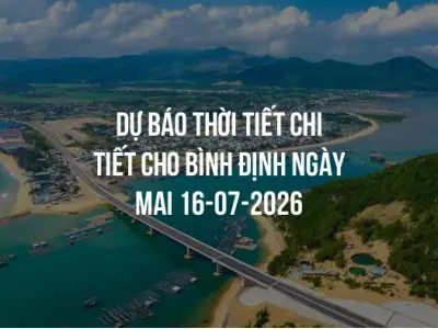 Dự báo thời tiết chi tiết cho Bình Định ngày mai 16-07-2026