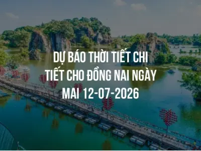 Dự báo thời tiết chi tiết cho Đồng Nai ngày mai 12-07-2026