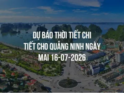 Dự báo thời tiết chi tiết cho Quảng Ninh ngày mai 16-07-2026
