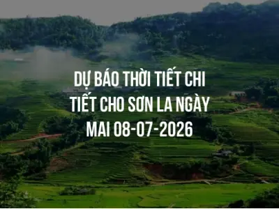 Dự báo thời tiết chi tiết cho Sơn La ngày mai 08-07-2026