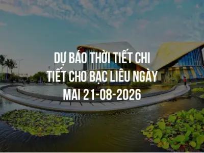 Dự báo thời tiết chi tiết cho Bạc Liêu ngày mai 21-08-2026