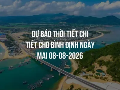 Dự báo thời tiết chi tiết cho Bình Định ngày mai 08-08-2026