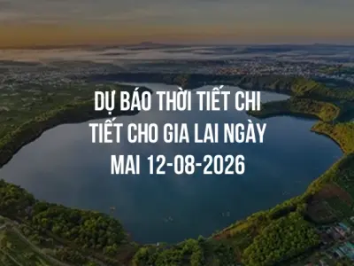 Dự báo thời tiết chi tiết cho Gia Lai ngày mai 12-08-2026