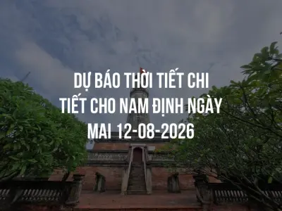 Dự báo thời tiết chi tiết cho Nam Định ngày mai 12-08-2026