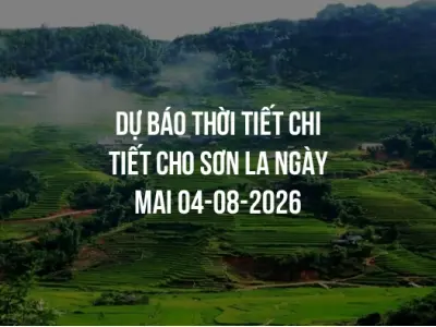 Dự báo thời tiết chi tiết cho Sơn La ngày mai 04-08-2026