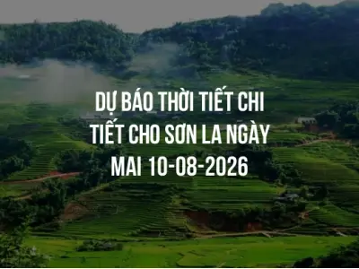 Dự báo thời tiết chi tiết cho Sơn La ngày mai 10-08-2026