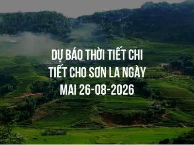 Dự báo thời tiết chi tiết cho Sơn La ngày mai 26-08-2026