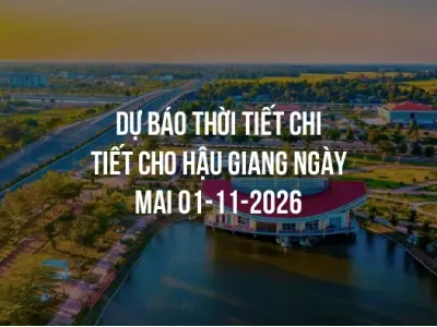 Dự báo thời tiết chi tiết cho Hậu Giang ngày mai 01-11-2026