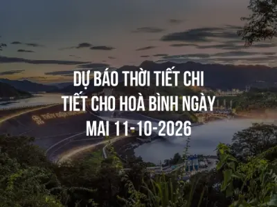 Dự báo thời tiết chi tiết cho Hoà Bình ngày mai 11-10-2026