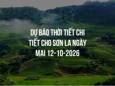 Dự báo thời tiết chi tiết cho Sơn La ngày mai 12-10-2026
